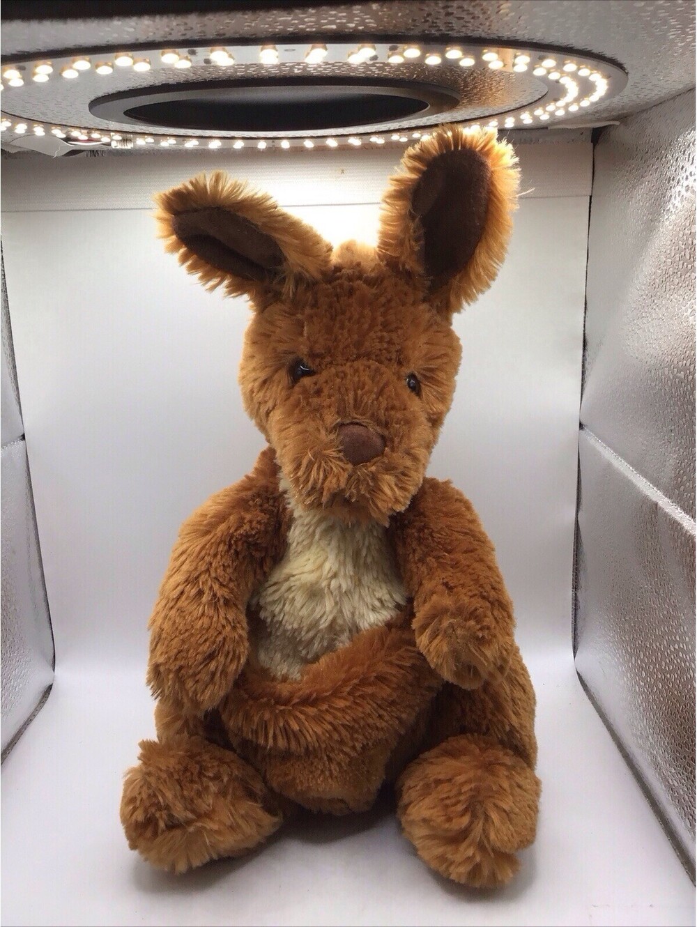 Kohls Cares Plush Brown Mommy Kangaroo No Joey 10" Plush Stuffed Animal Toy